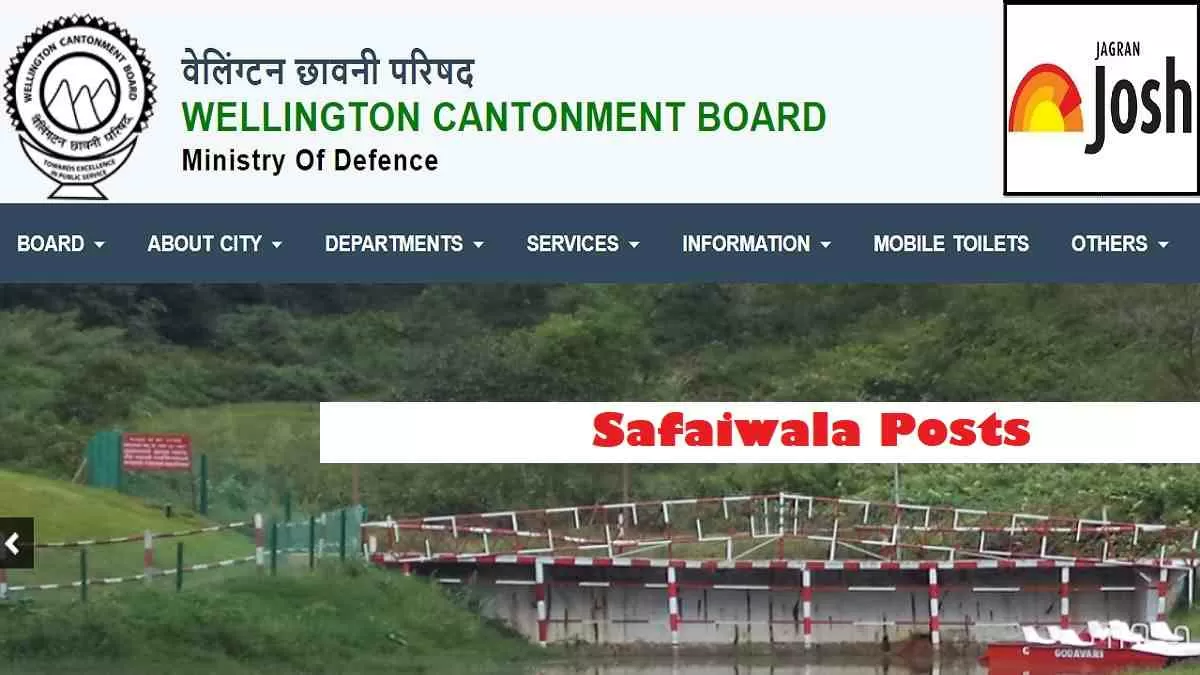 Wellington Cantt Recruitment 2022 Notification