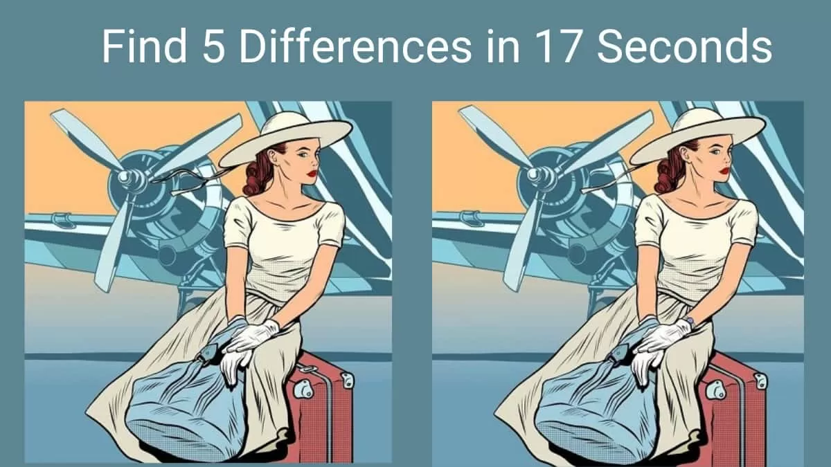 Spot 5 Differences in 17 Seconds