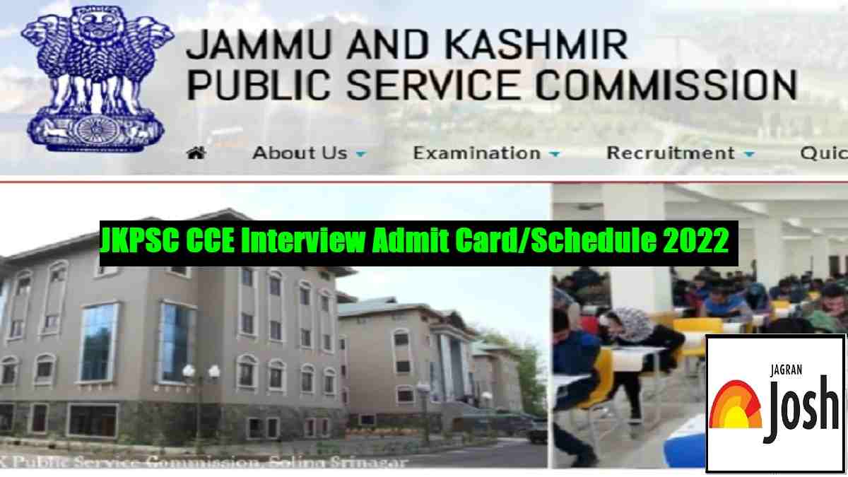 JKPSC CCE Interview Admit Card/Schedule 2022 