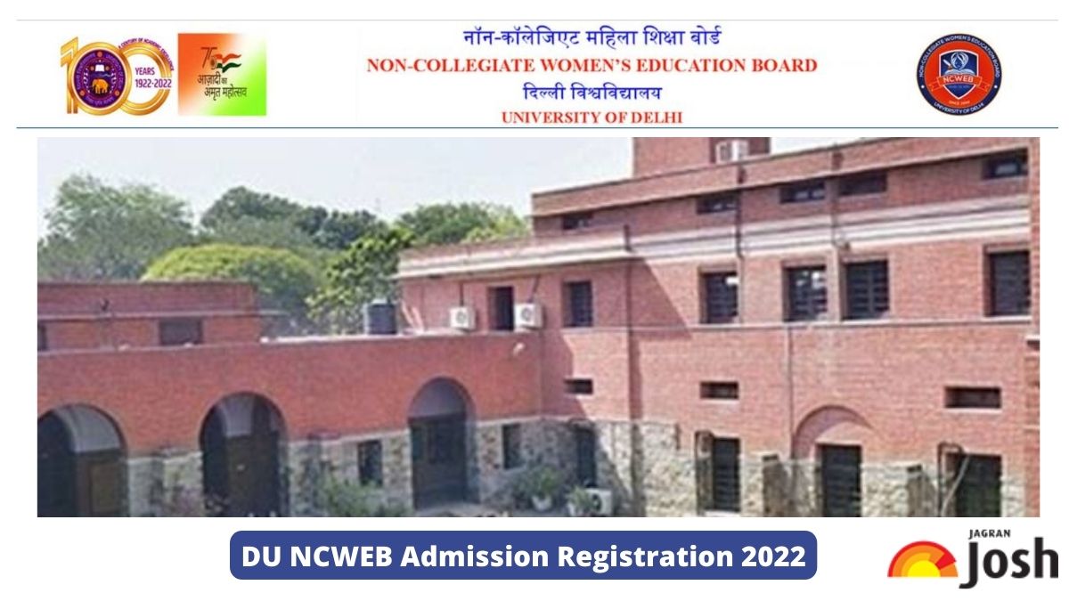 DU NCWEB UG Admission Registration 2022 