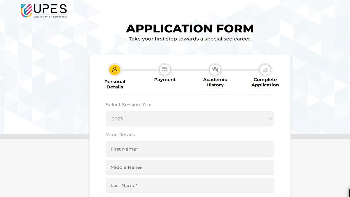 UPESEAT 2023 Application Form 