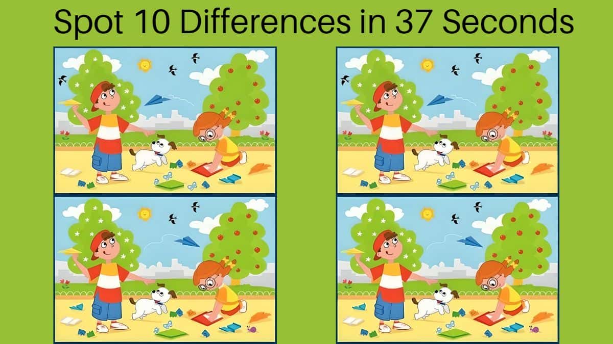 Spot 10 Differences in 37 Seconds