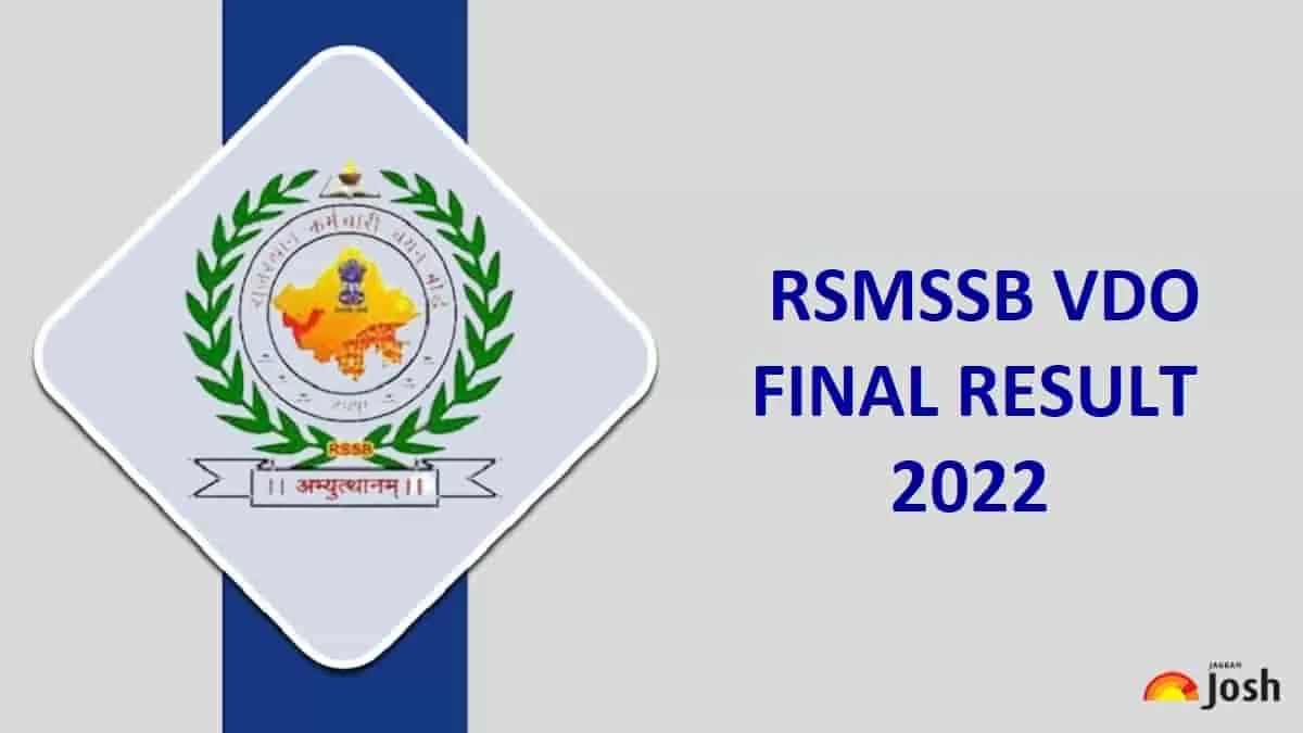 RSMSSB VDO Final Result 2022