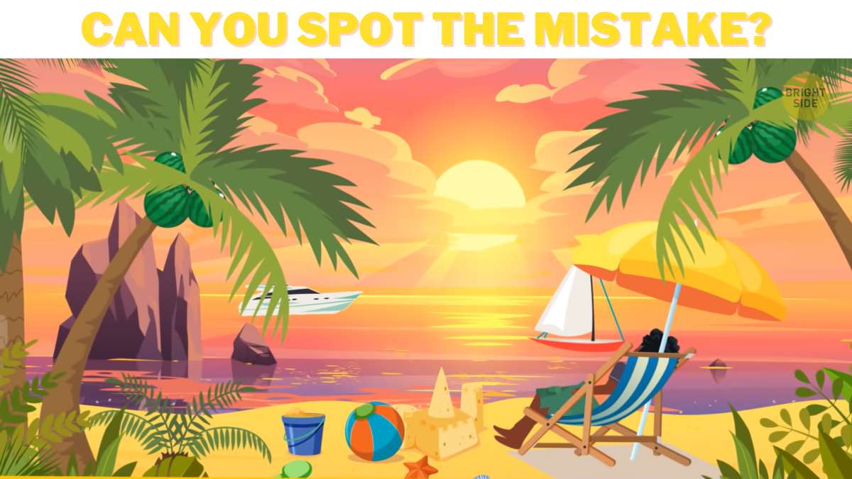 Brain Teaser IQ Test: Can You Spot The Mistake In This Vacation Picture In 8 Seconds?