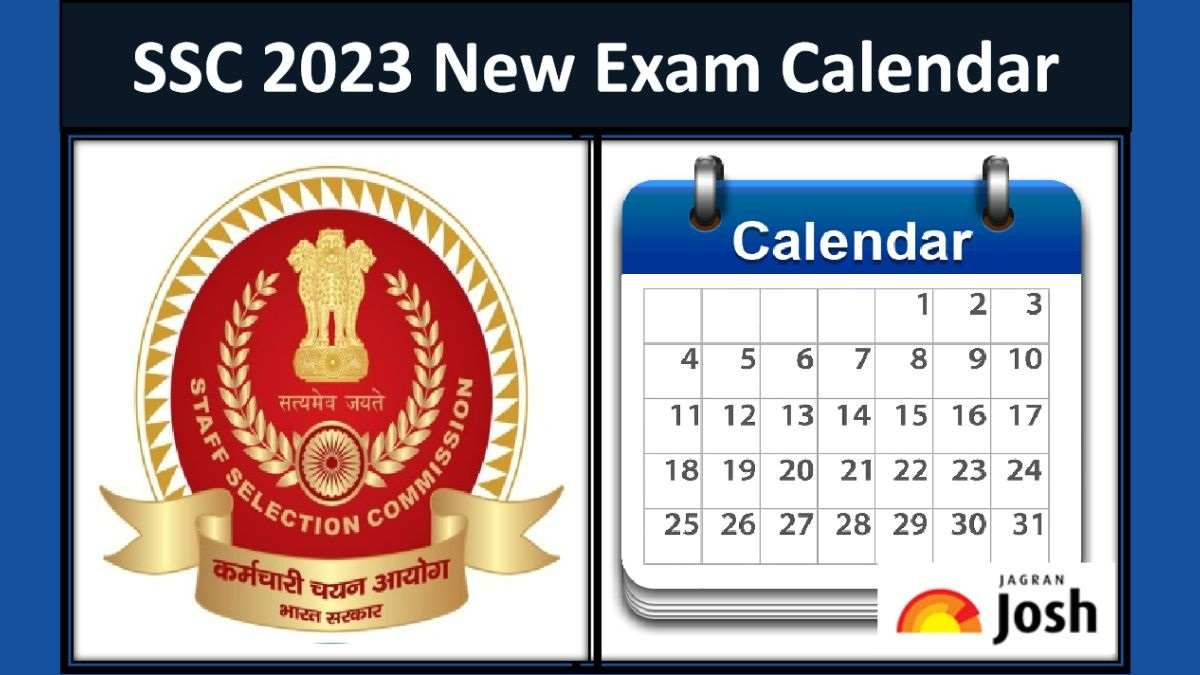SSC Exam Calendar 2023 New OUT @ssc.nic.in