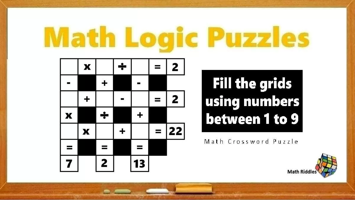 Math Riddles: Only 1% Can Solve This Math Crossword Puzzle Difficulty