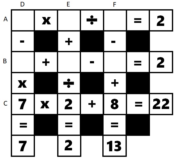 Math Riddles Hard Math Only 1 Can Solve This Crossword Puzzle