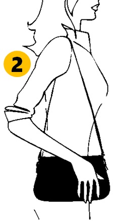 How you hold your bag personality