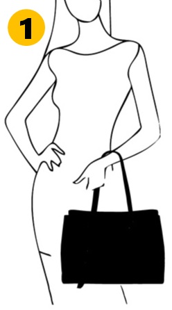 How you hold your bag personality