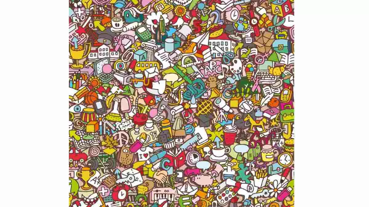 Find the pack of French fries hidden between toys bunch.