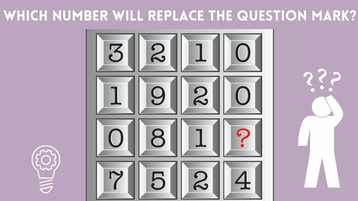 Math Riddle: Which Number Will Replace The Question Mark?