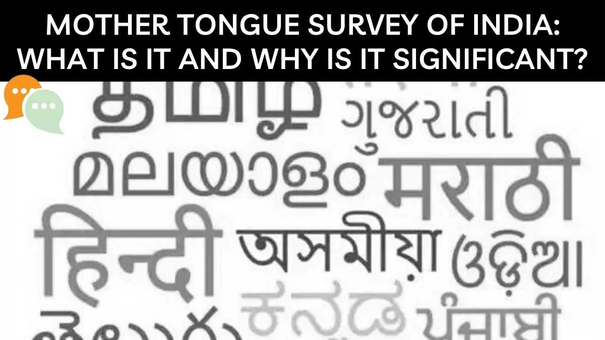 Mother Tongue Survey of India (MTSI)