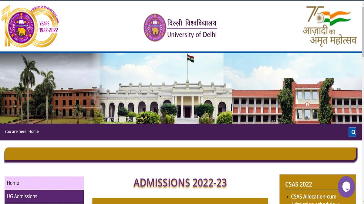 DU Admissions 2022
