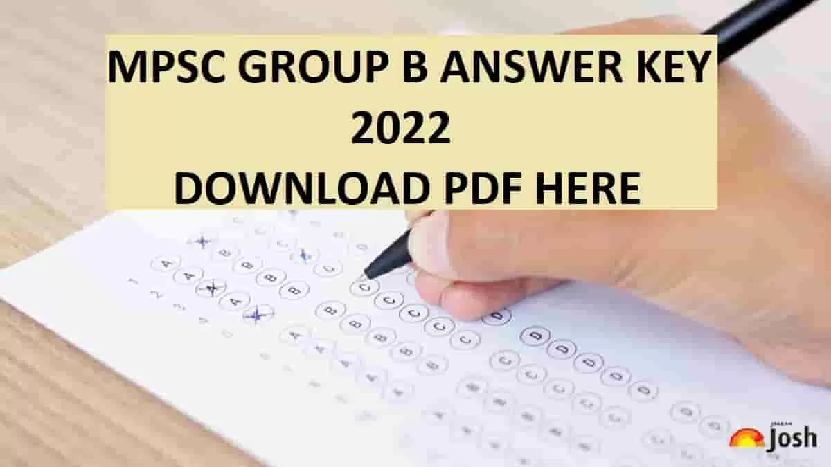 MPSC Group B Answer Key 2022 (Out) @mpsc.gov.in: Download Prelims PDF ...