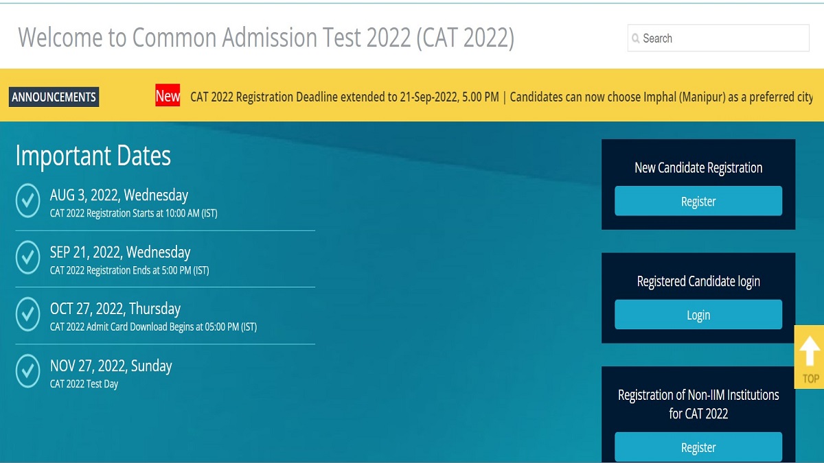 CAT 2022: Get List Of Top Colleges Accepting CAT Scores | Education ...