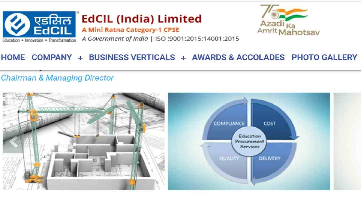 EdCIL (India) Recruitment 2022 Notification Out for 11 Manager posts ; Check How to Apply Online, Salary, Eli
