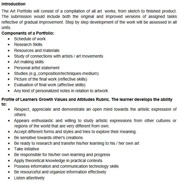 CBSE Class 12 Fine Arts syllabus 2022-23