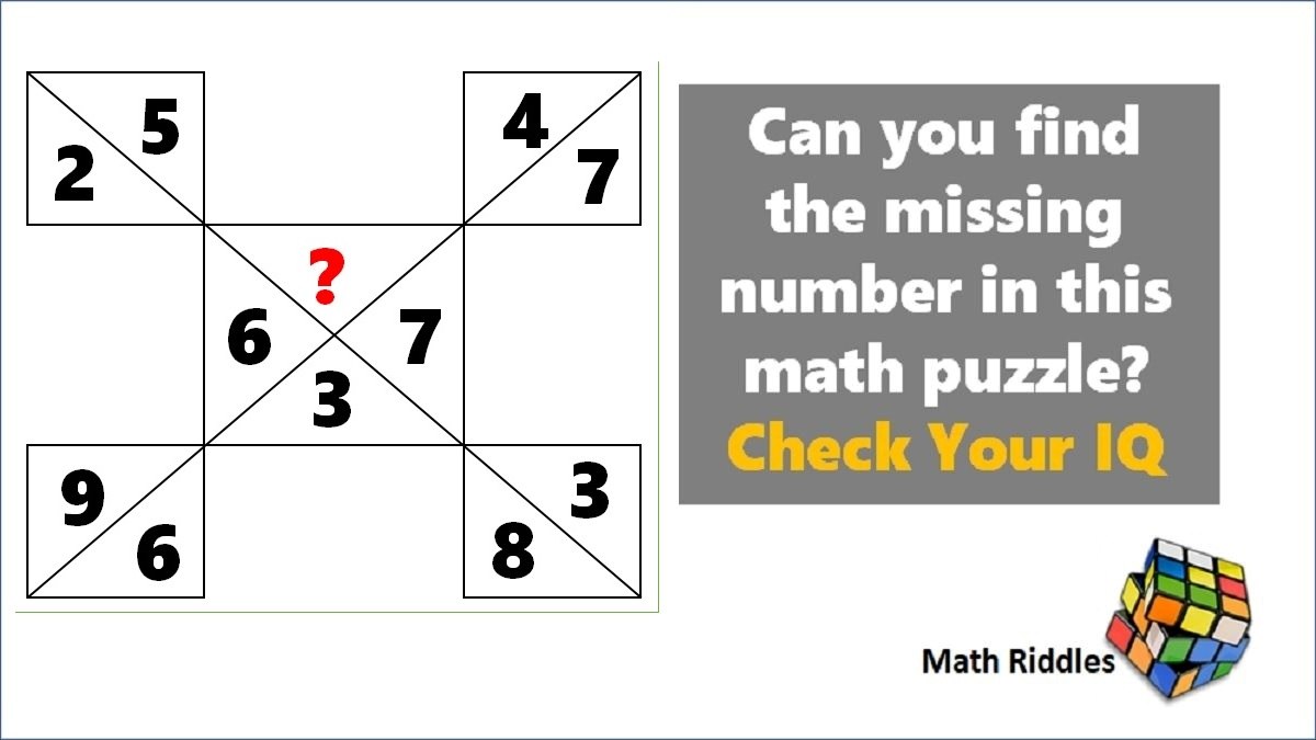 Math Riddles: Test Your Brain Power, Solve These Missing Numbers Puzzles