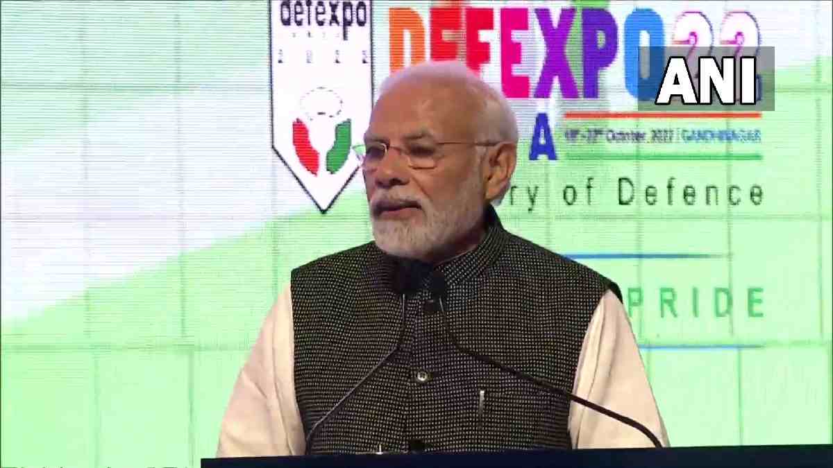 PM Modi inaugurates 12th Defence expo in Gandhinagar