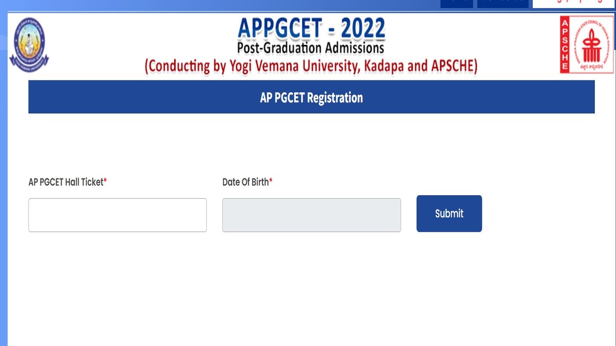 AP PGCET Counselling Registration 2022 