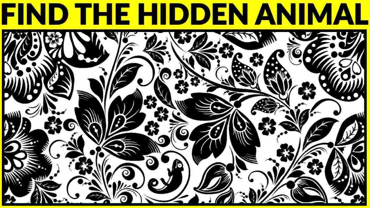 You Have Hawk-Like Eyes If You Can Spot The Hidden Animal In This Brain Teaser.