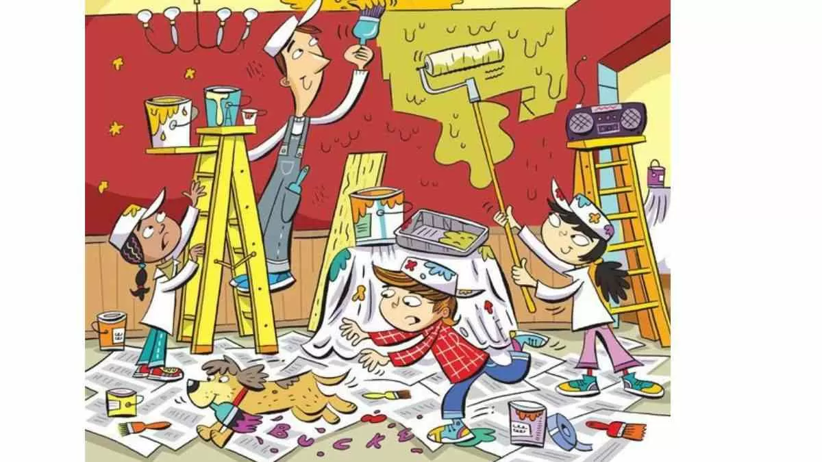 Spot the six hidden words in the Diwali picture.