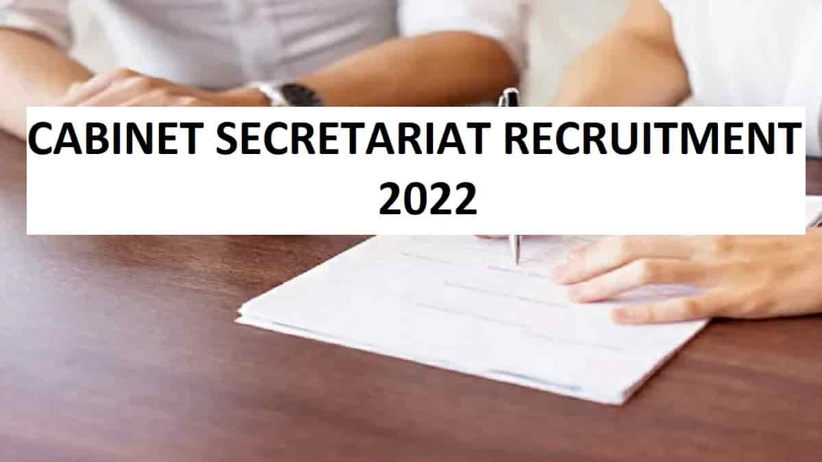 Secretariat Recruitment 2022 Apply for Deputy Field Officer