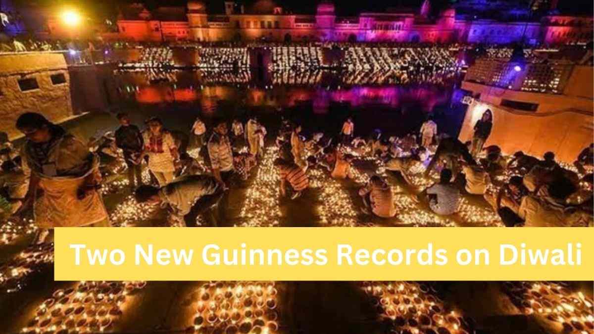 What are the two new Guinness records on Diwali?