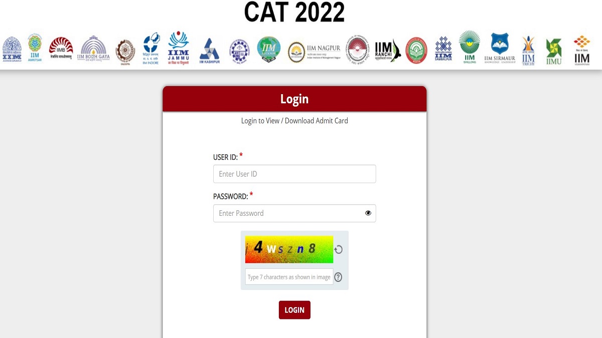 CAT 2022 Admit Card Out