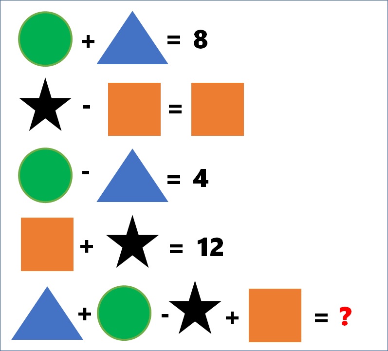 Puzzle IQ Puzzle Figures, triangle