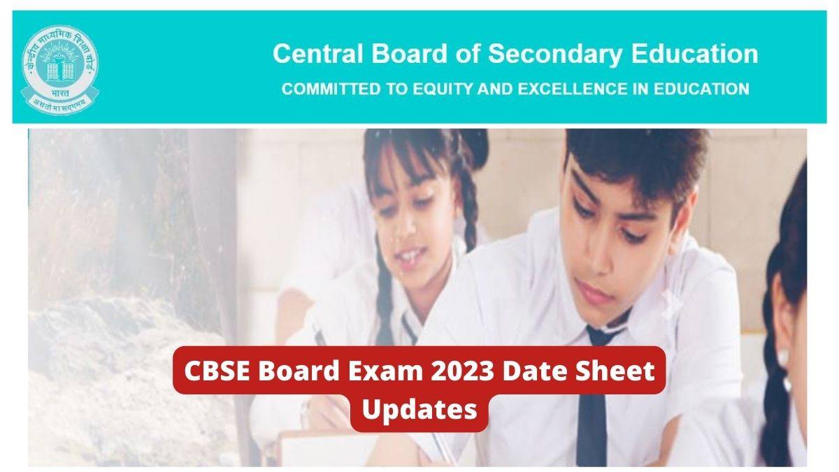 CBSE Board Exam 2023 Datesheet