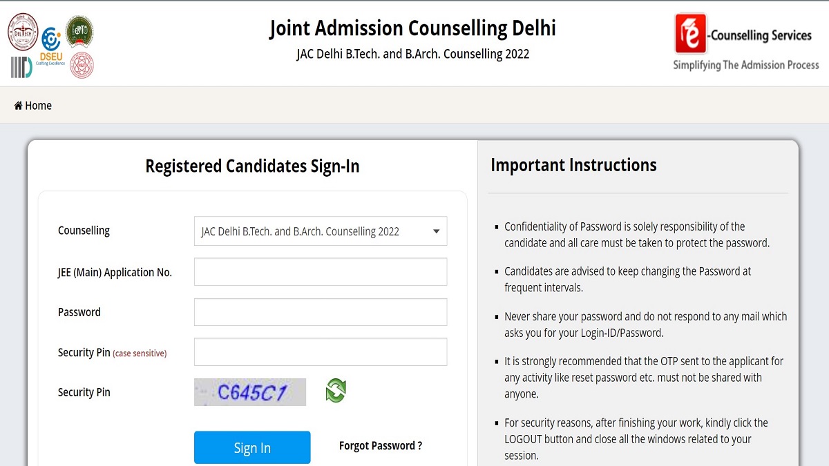 JAC Delhi Round 2 Allotment
