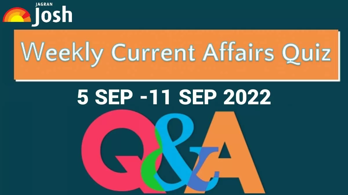 Current Affairs Weekly Quiz