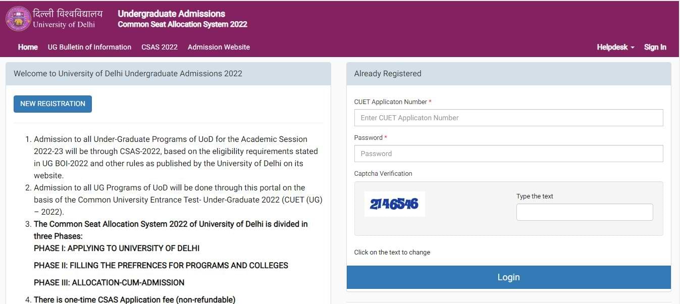 Delhi University Admissions 2022 Check Step By Step Application