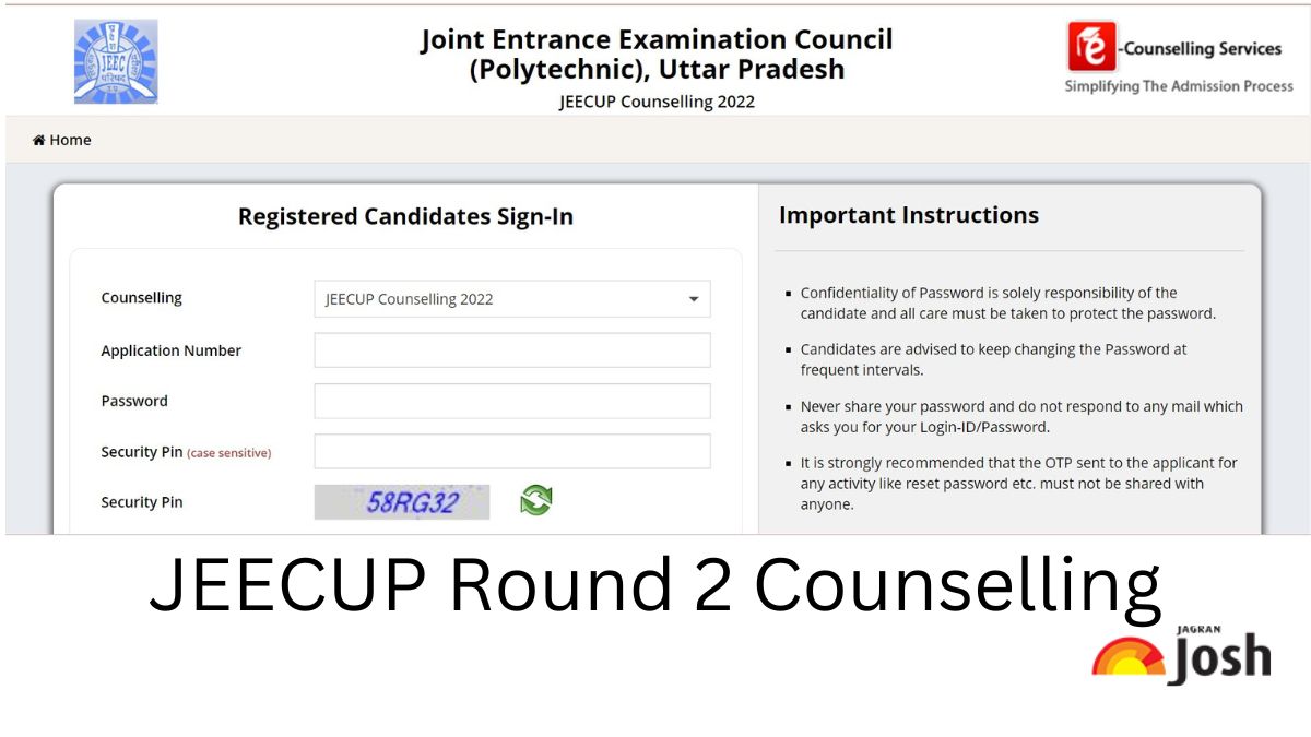 JEECUP Counselling Round 2