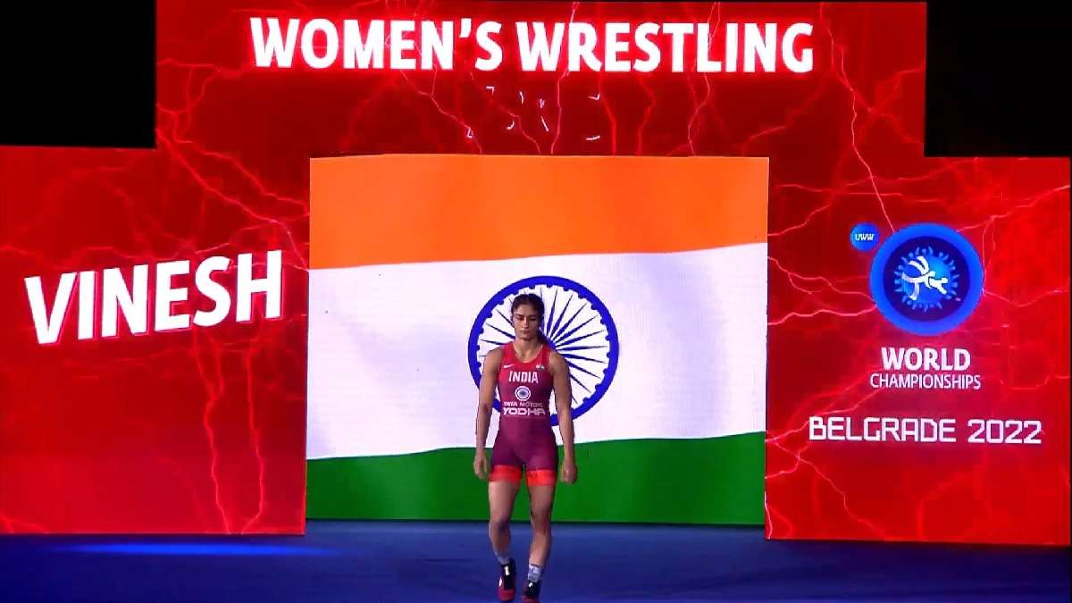 World wrestling championship 2022 Vinesh Phogat grabs Bronze, first