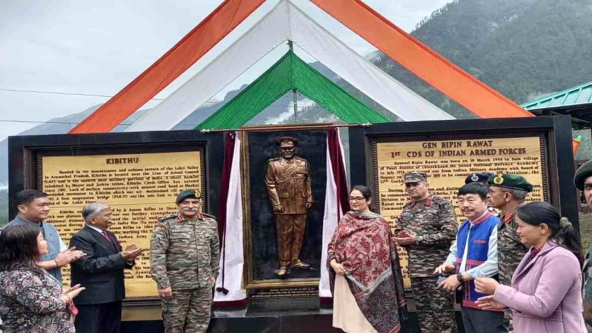 जनरल बिपिन रावत के नाम पर रखा गया किबिथू में सैन्य शिविर का नाम