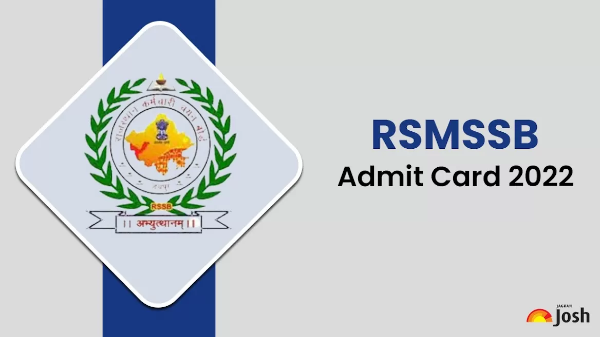 RSMSSB Admit Card 2022