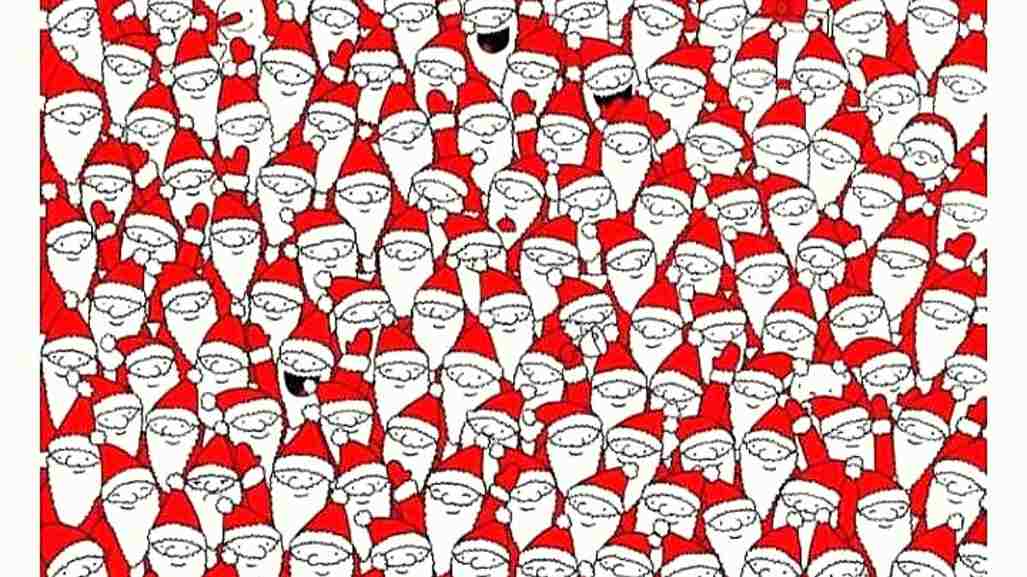 Christmas Is Far But Santas Are Already Here! Can You Find The Hidden Items?
