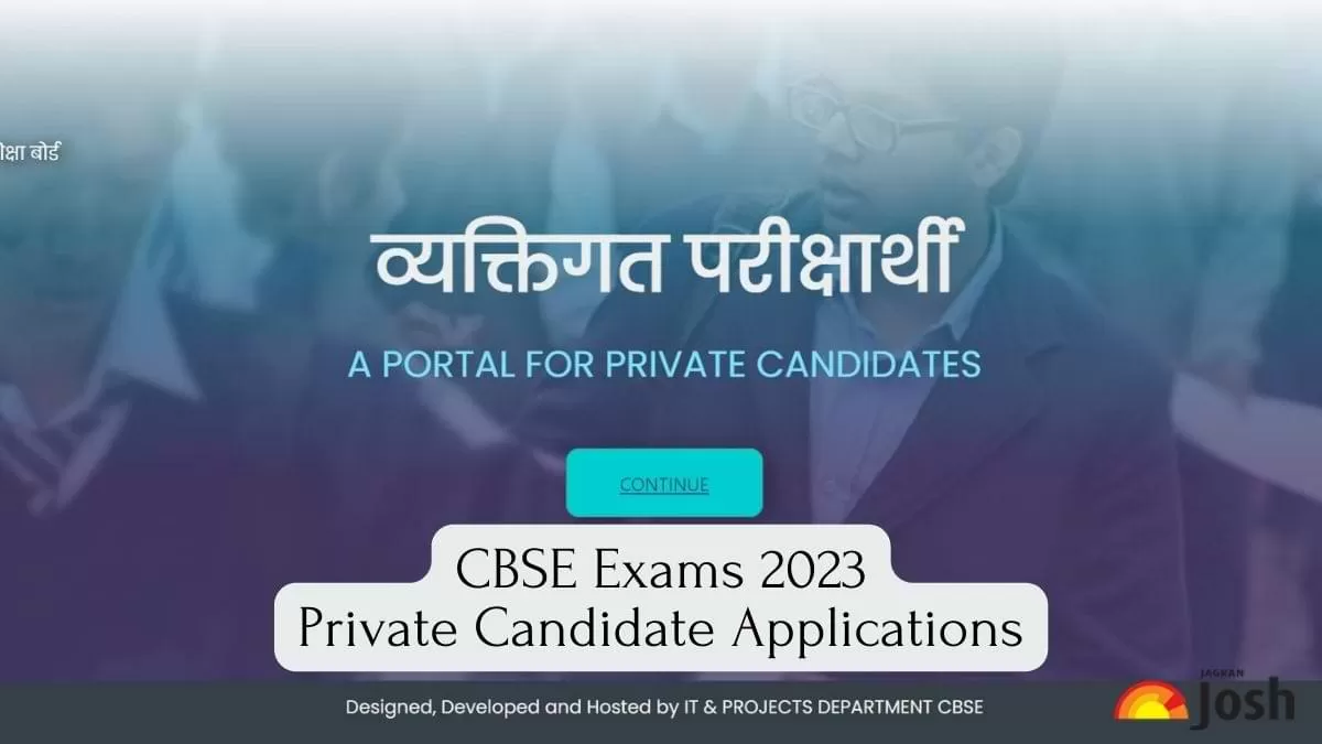 CBSE Private Candidate Form 2023