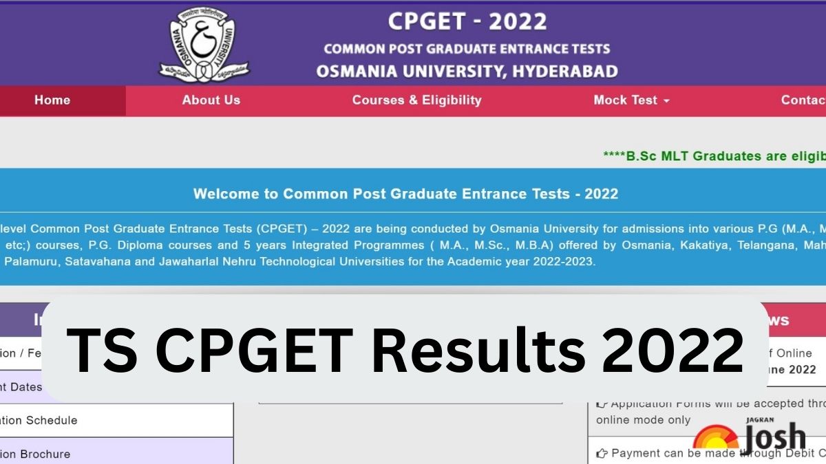 TS CPGET 2022 Results 