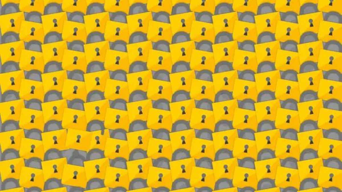 Can you spot the odd latch in the suite of locks?