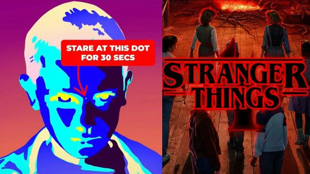 Stranger Things Optical Illusion Challenge