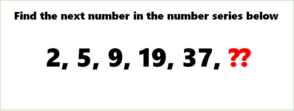 Math Riddles: Missing Number Series Puzzle, Difficulty Level Hard