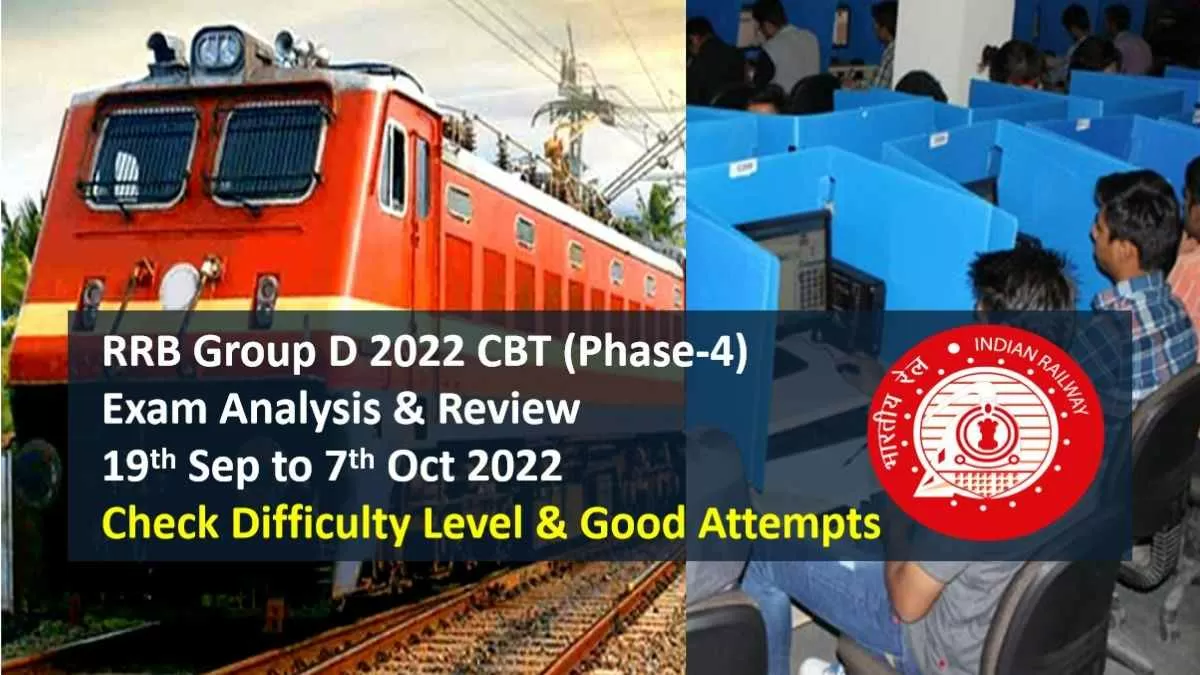 RRB Group D 2022 Exam Analysis Phase-4