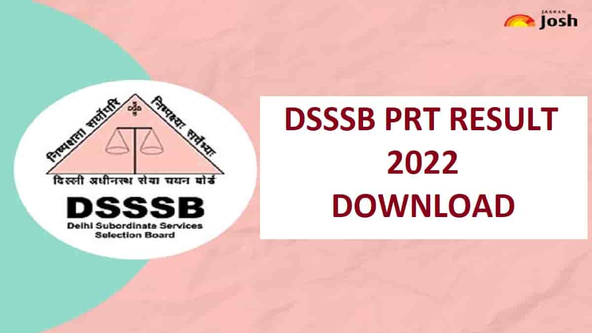 DSSSB PRT Result 2022