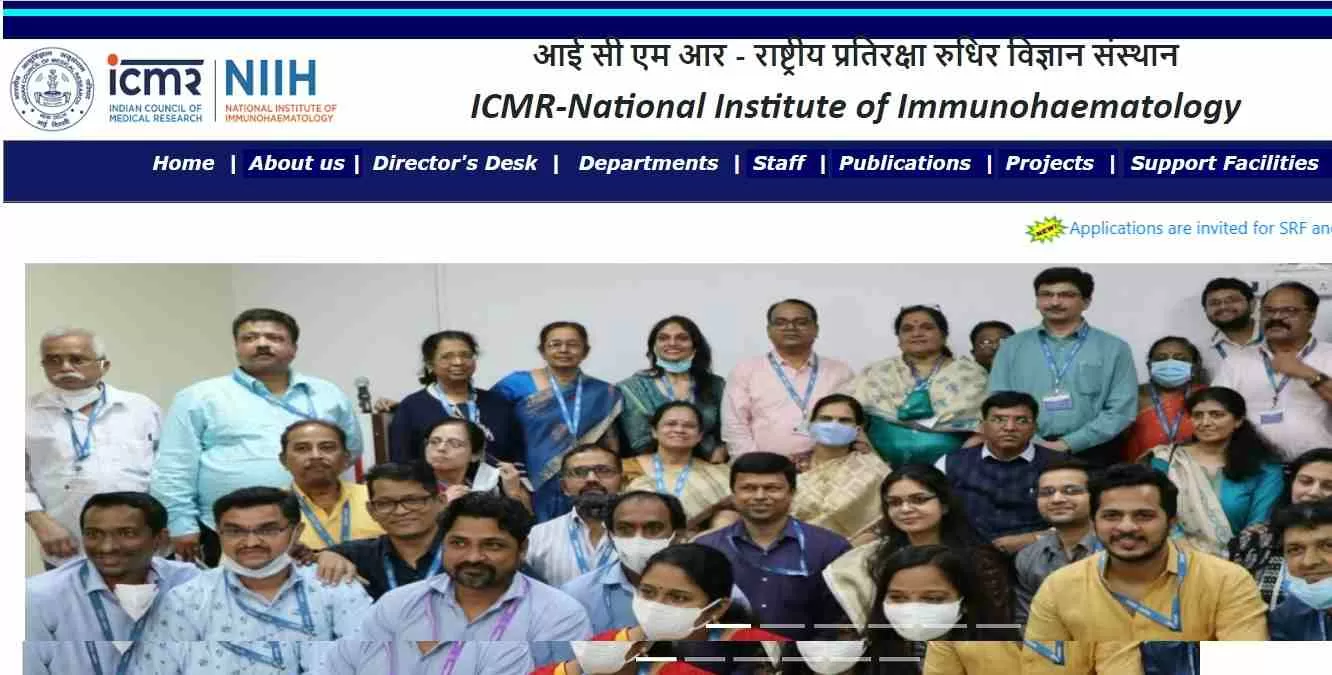 ICMR NIIH Recruitment 2022 Notification Out For Staff Nurse Others Check How To Apply Online