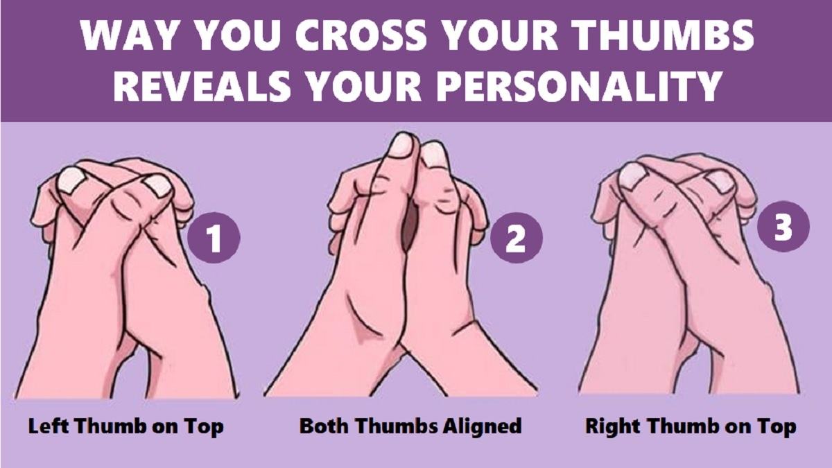 Thumb Personality Test: Way You Cross Your Thumbs Reveals Your ...