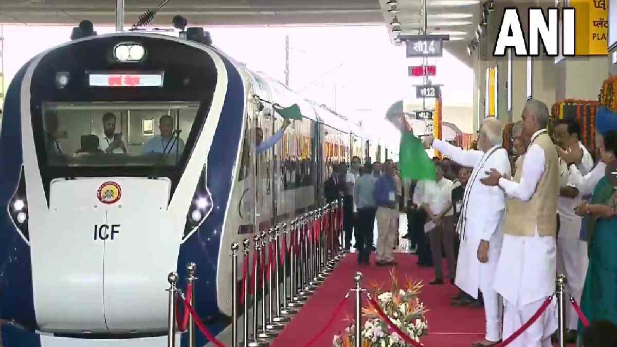 Prime Minister Narendra Modi inaugurated the Vande Bharat Express
