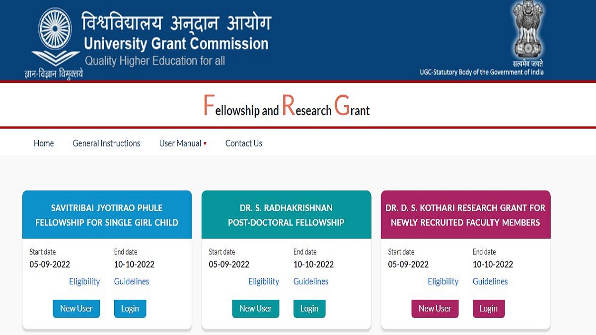 UGC Fellowship Research Grants